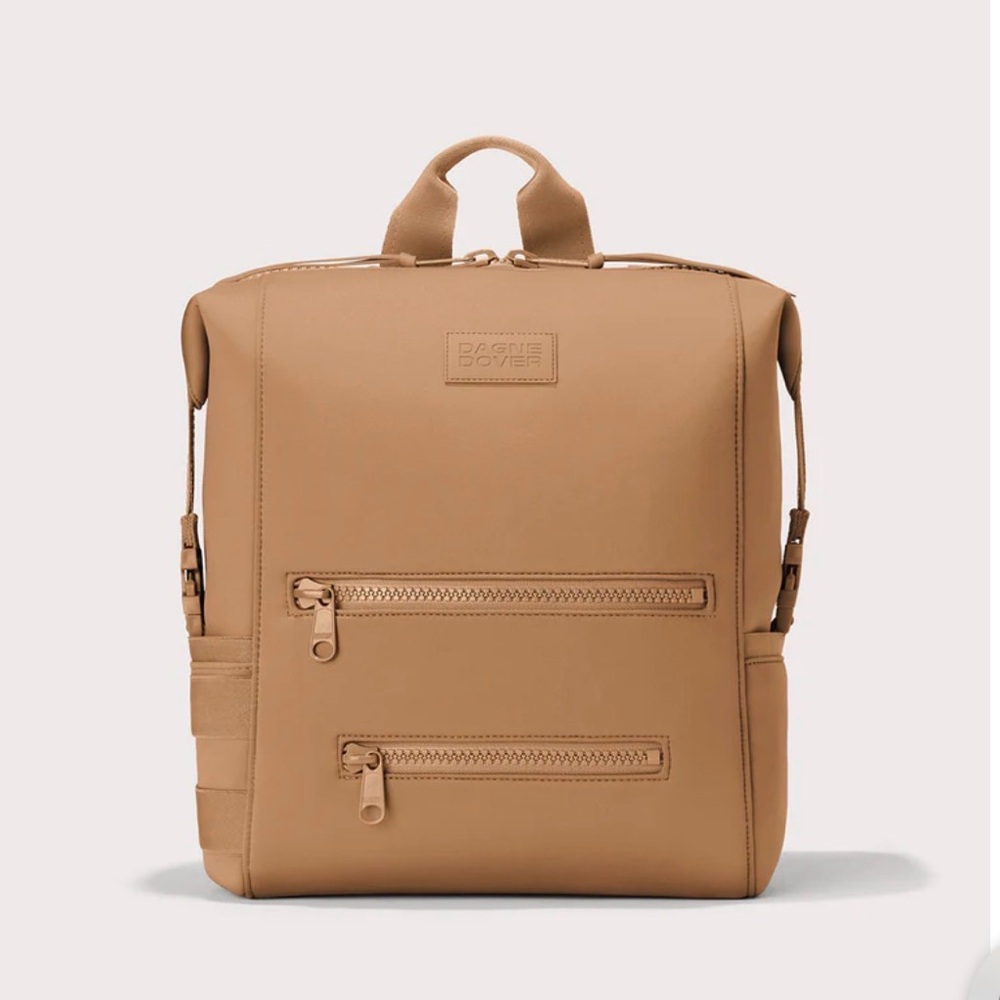 Dagne Dover Classic Tan Backpack diaper bag large camel